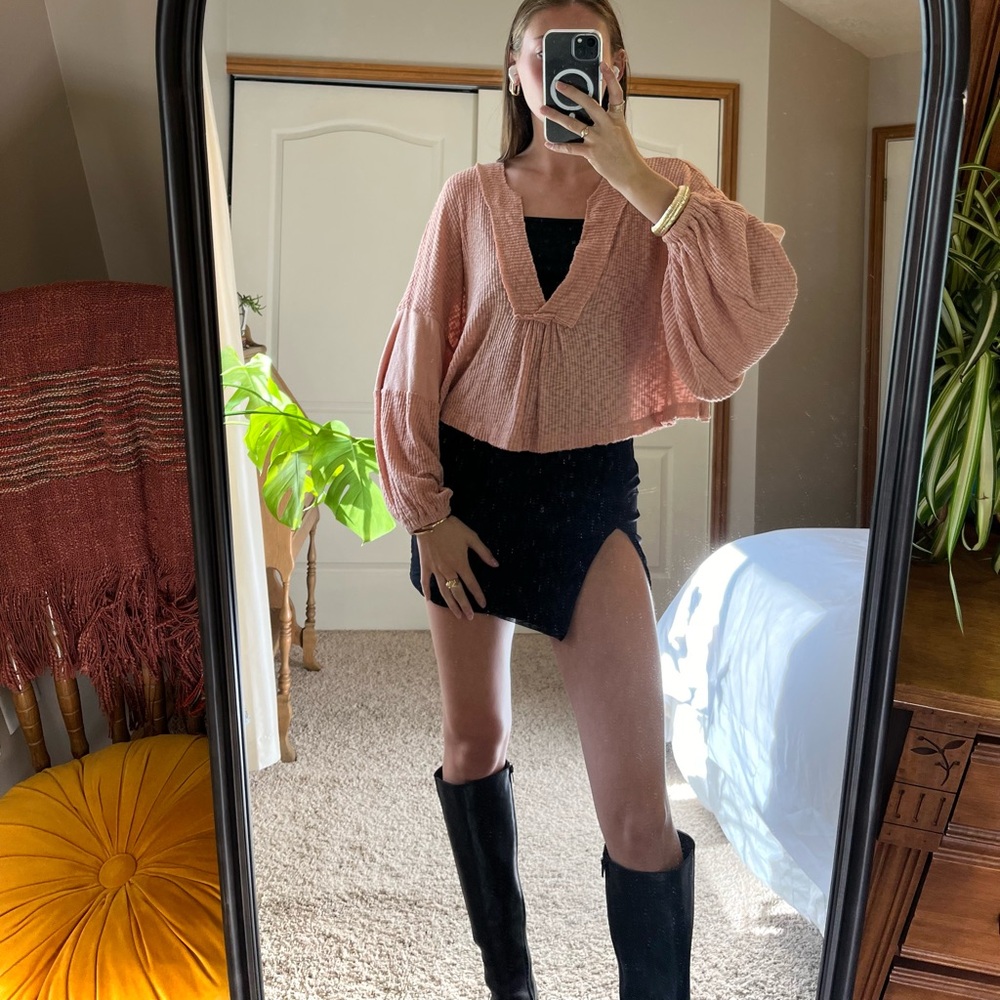 Urban Outfitters super soft rose-coloured top